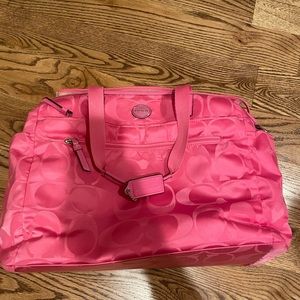 Coach diaper bag